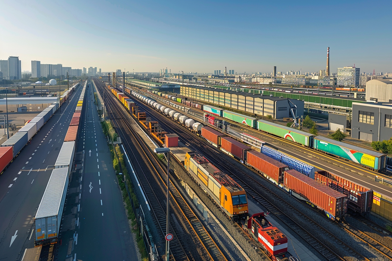 Camion de déménagement stationné à Roubaix, illustrant le choix optimal de moyen de transport pour les stratégies logistiques locales.